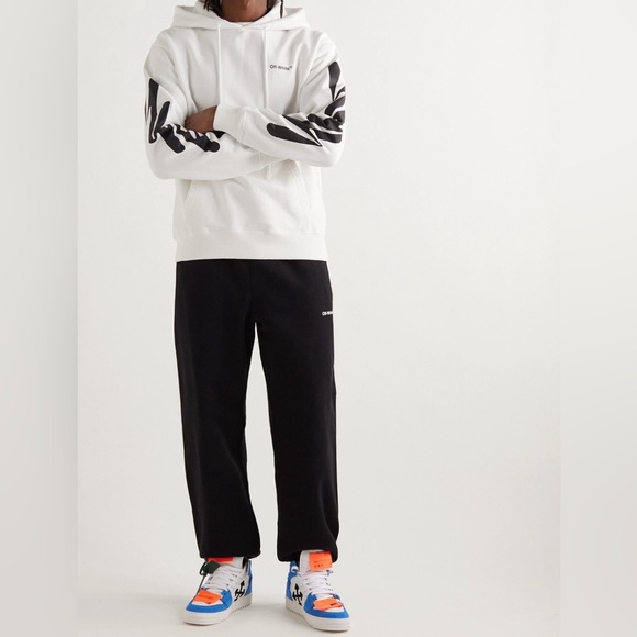 Off-White 3.0 Off Court Supreme Sneakers Blue Suede Leather Shell HighTop Virgil - Picture 3 of 10